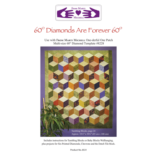 60-degree Diamonds are Forever, Marti Michell Patterns